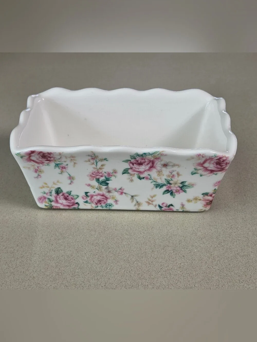 Park Chateau Roses Design Rectangle Serving Dish **NEW